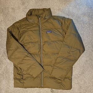 Patagonia Olive Green Puffer Jacket